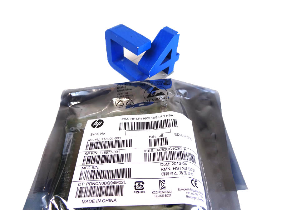 HP 718577-001 LPE1605 16GB FC HBA 718203-B21 - NEW
