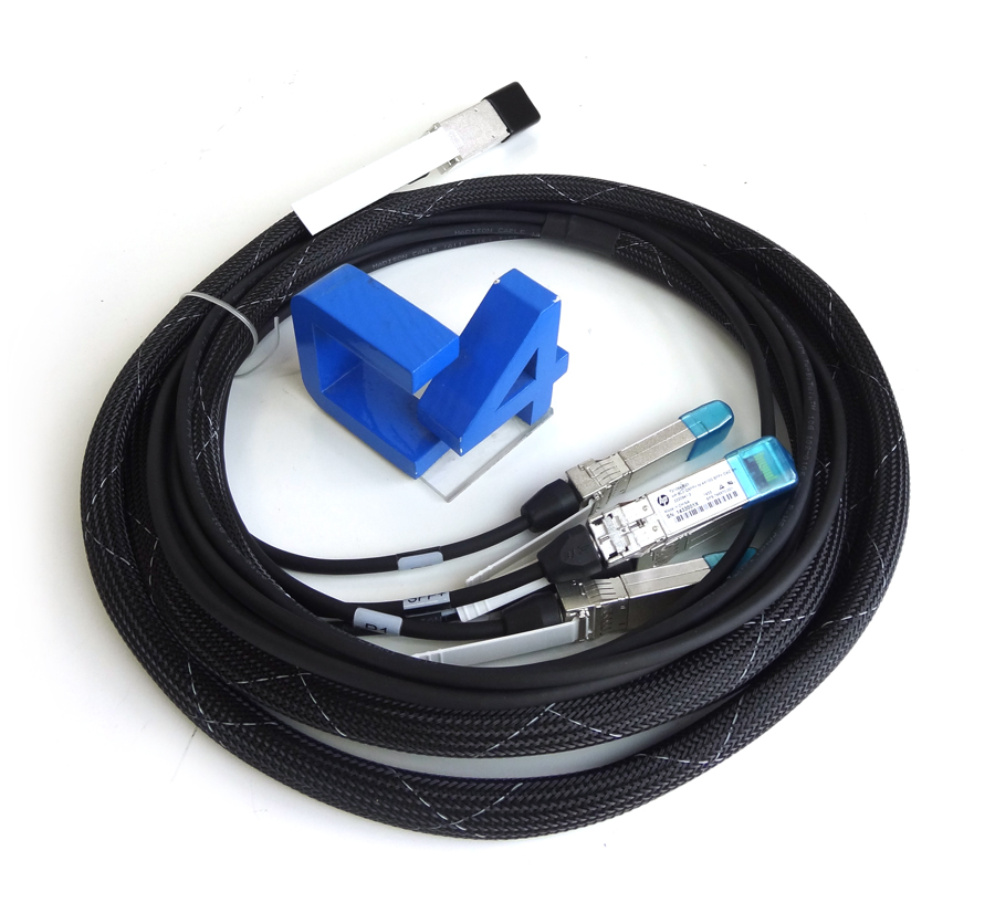 HP 721064-B21 40G QSFP+ TO 4X10G SFP+ 3M DC CABLE