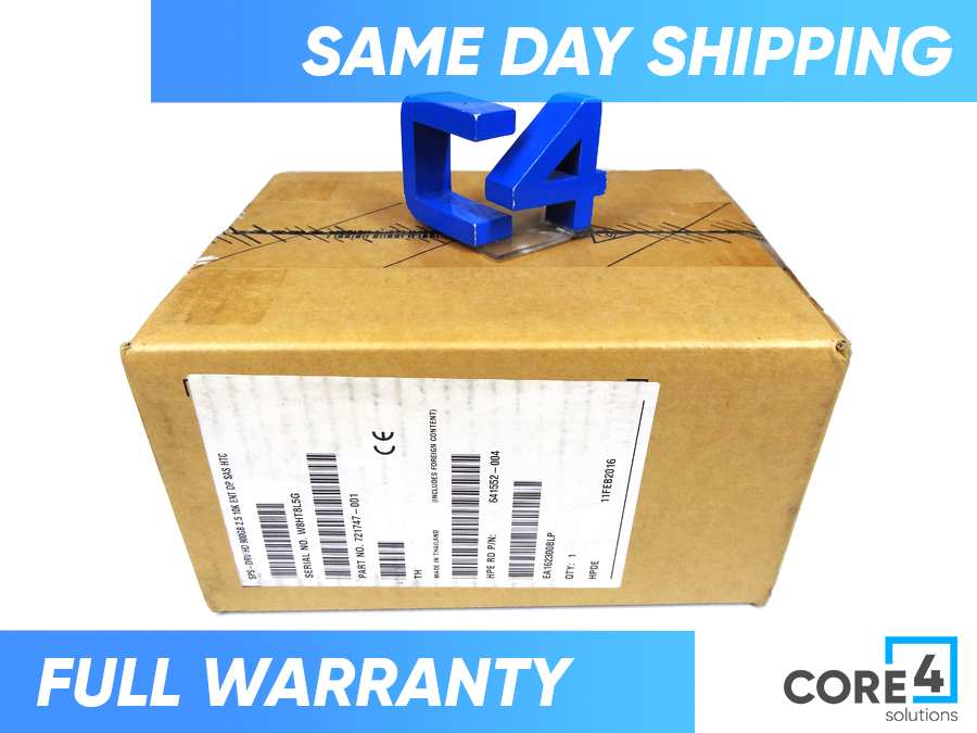 HP 721747-001 900GB 10000RPM 2.5IN SCSI (SAS) 6GBPS DRIVE *New Sealed* - 721692-B21