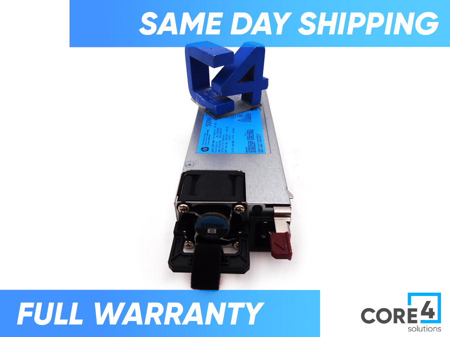 HP 723595-201 500W FS PLAT HT PLG POWER SUPPLY - 720478-B21, 723594-001, 754377-001