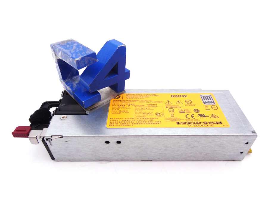HP 723600-201 800W FLEX SLOT PLATINUM PS - 720479-B21, 723599-001, 754381-001, 723600-101 