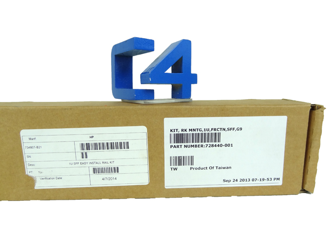 HP 728440-001 HP DL360 G9 SFF RAIL KIT
