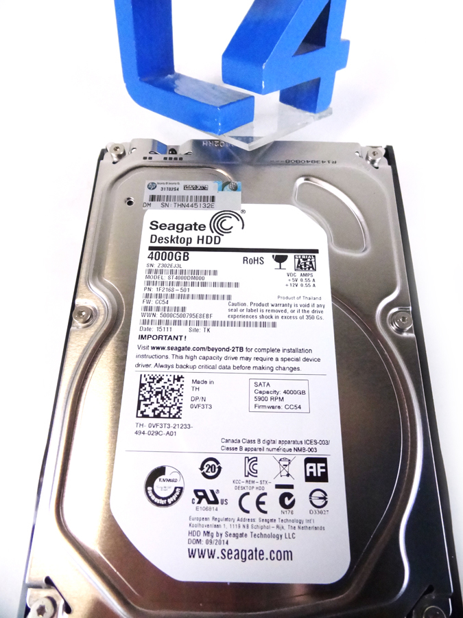 HP 741237-001 HP 4TB SATA 3.5 5.9K HARD DRIVE   