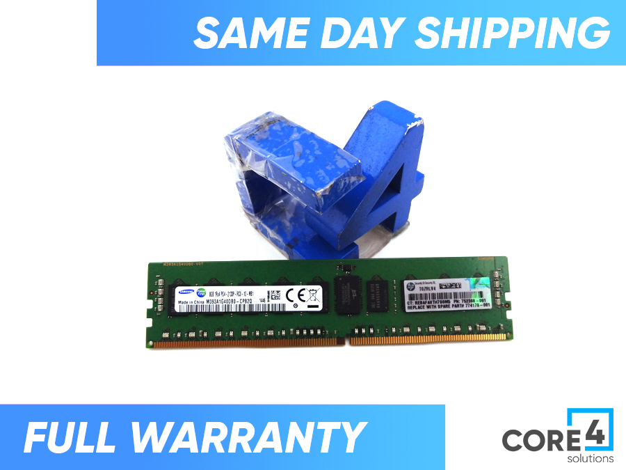 HP 726718-B21 8GB 1RX4 PC4-2133P-R KIT *New Sealed* - 752368-081, 774170-001