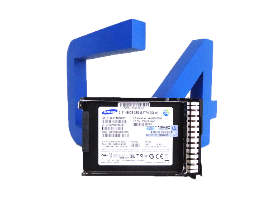 HP 757371-001 HP 480GB 6G SATA VE 2.5IN SC EV G1D
