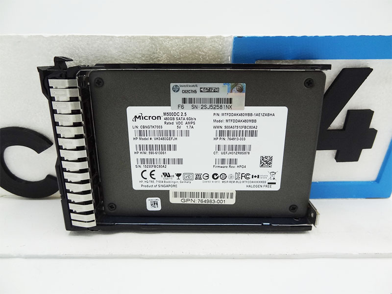 HP 765015-001 HP 480GB 6G SATA VE 2.5IN SC EV M1