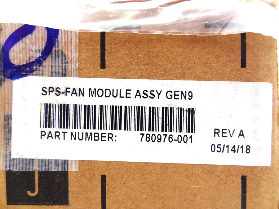 HP 780976-001 G9 FAN MODULE ASSEMBLY - 768954-001