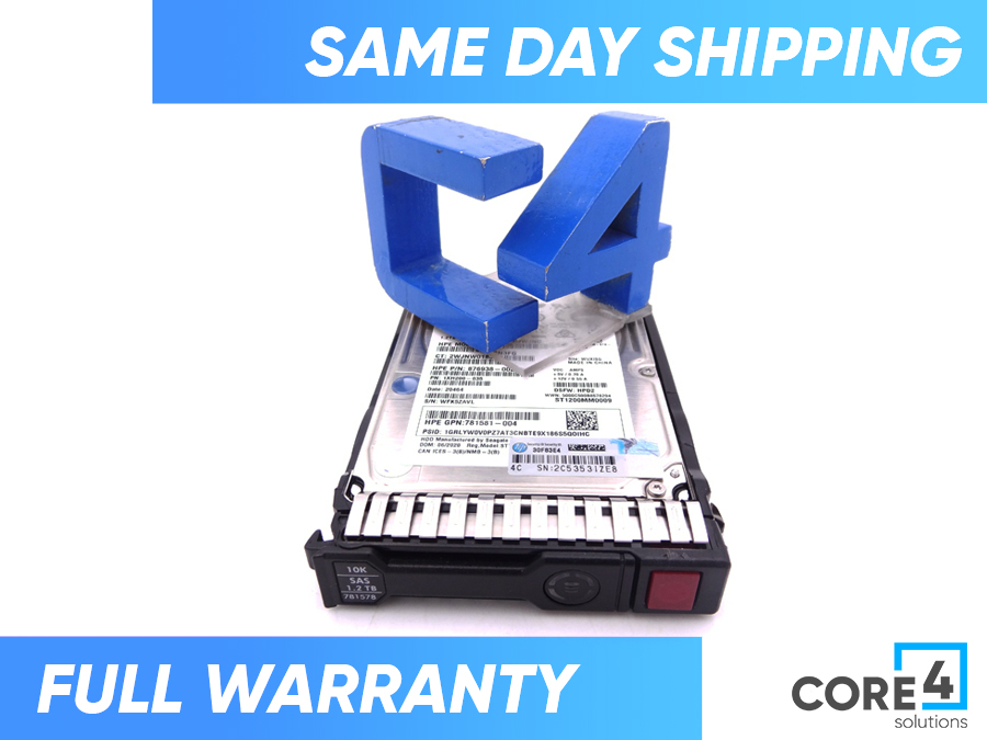 HP 781578-001 1.2TB 12G SAS 10K HDD *New Bulk* - 781518-B21
