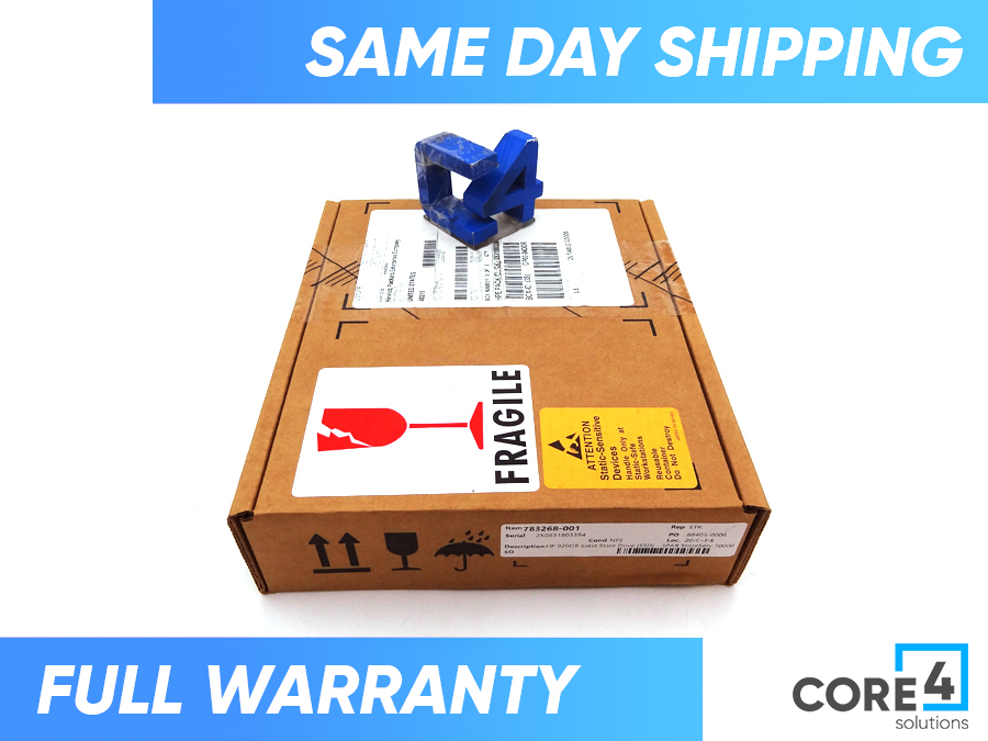 HP 783268-001 920GB 3PAR 10000 SSD *New Sealed*