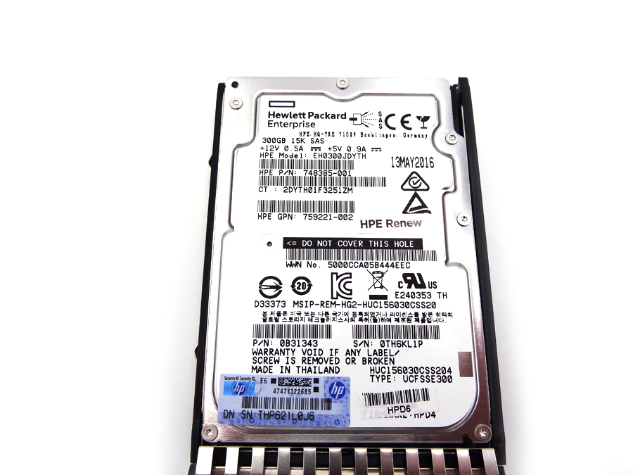HP 785099-B21 300GB 15K 12G SFF 2.5IN SAS HDD - 785407-001