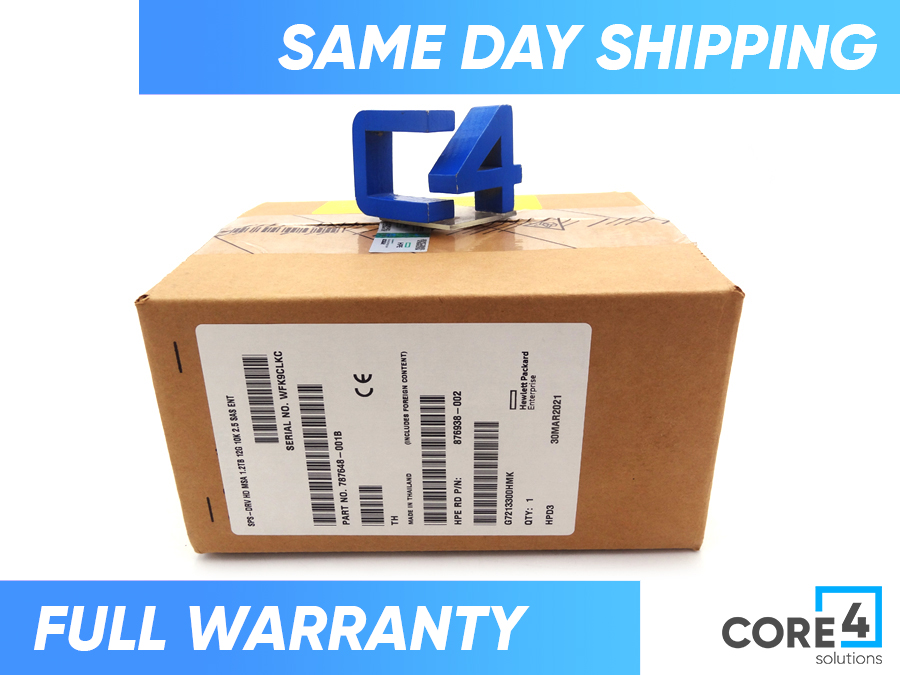 HP J9F48A MSA 1.2TB 12G SAS 10K SFF - 787648-001