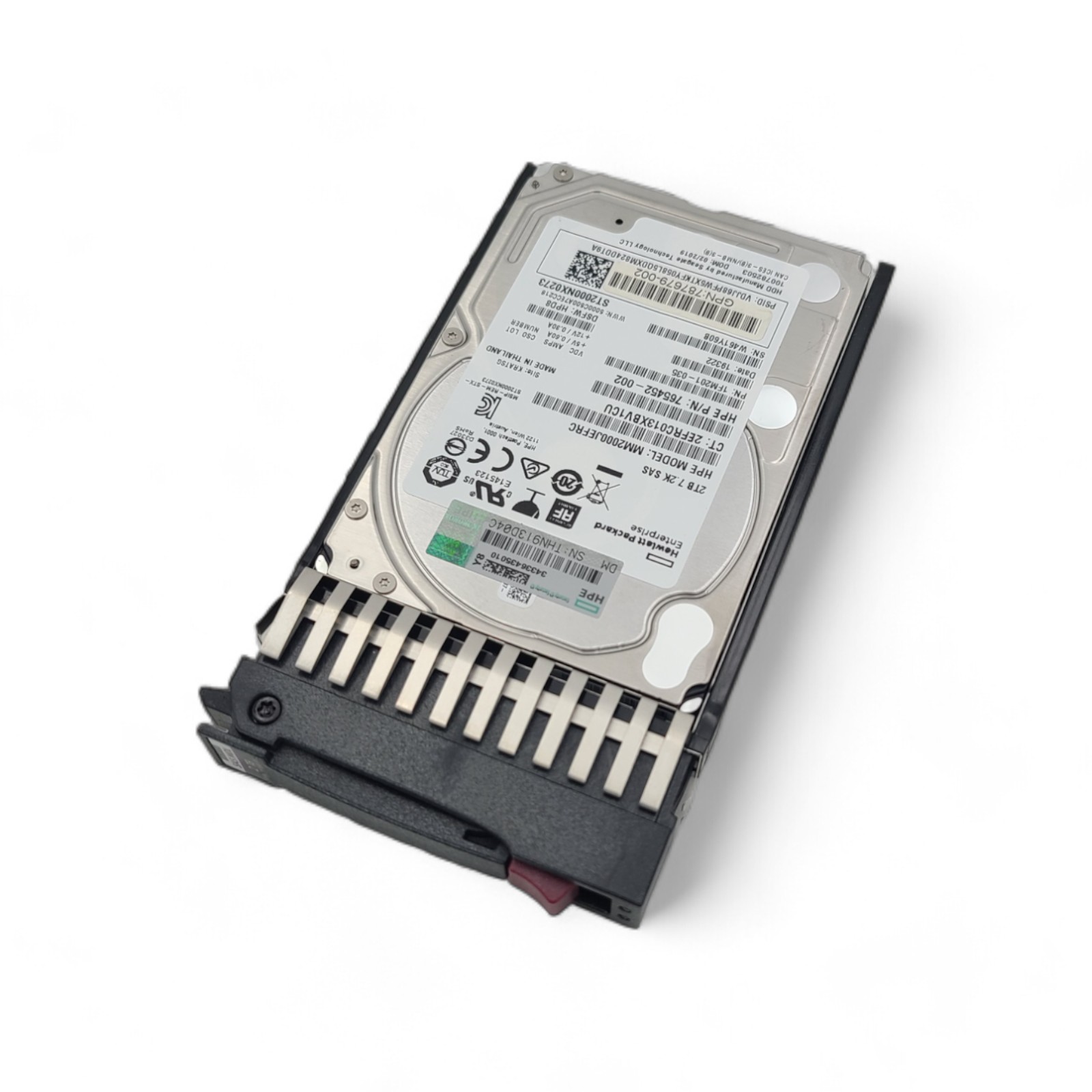 HP 787653-001 HP MSA 2TB 12G SAS 7.2K SFF DRIVE