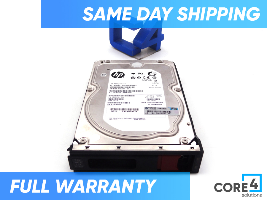 HP 797275-B21 HPE 1TB SATA 6G MIDLINE 7.2K