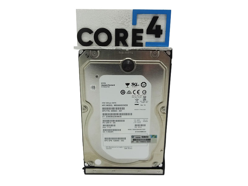 HP 797522-001 HP 3TB SAS hard drive - 6Gbs interface, 7,200 RPM, 3.5-inch