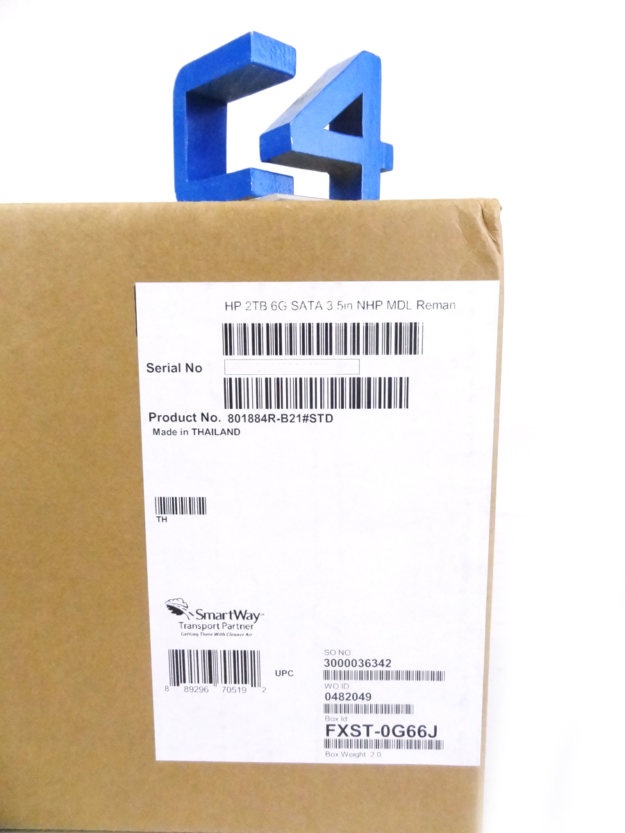 HP 801884-B21 2TB 6G SATA 7.2K RPM LFF - 659570-001, 684595-001, 659339-B21