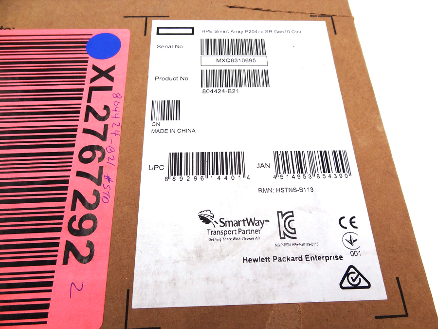 HP 804424-B21 P204I-C SR GEN10 12G SAS CONTRL *New Sealed* - 836274-001 