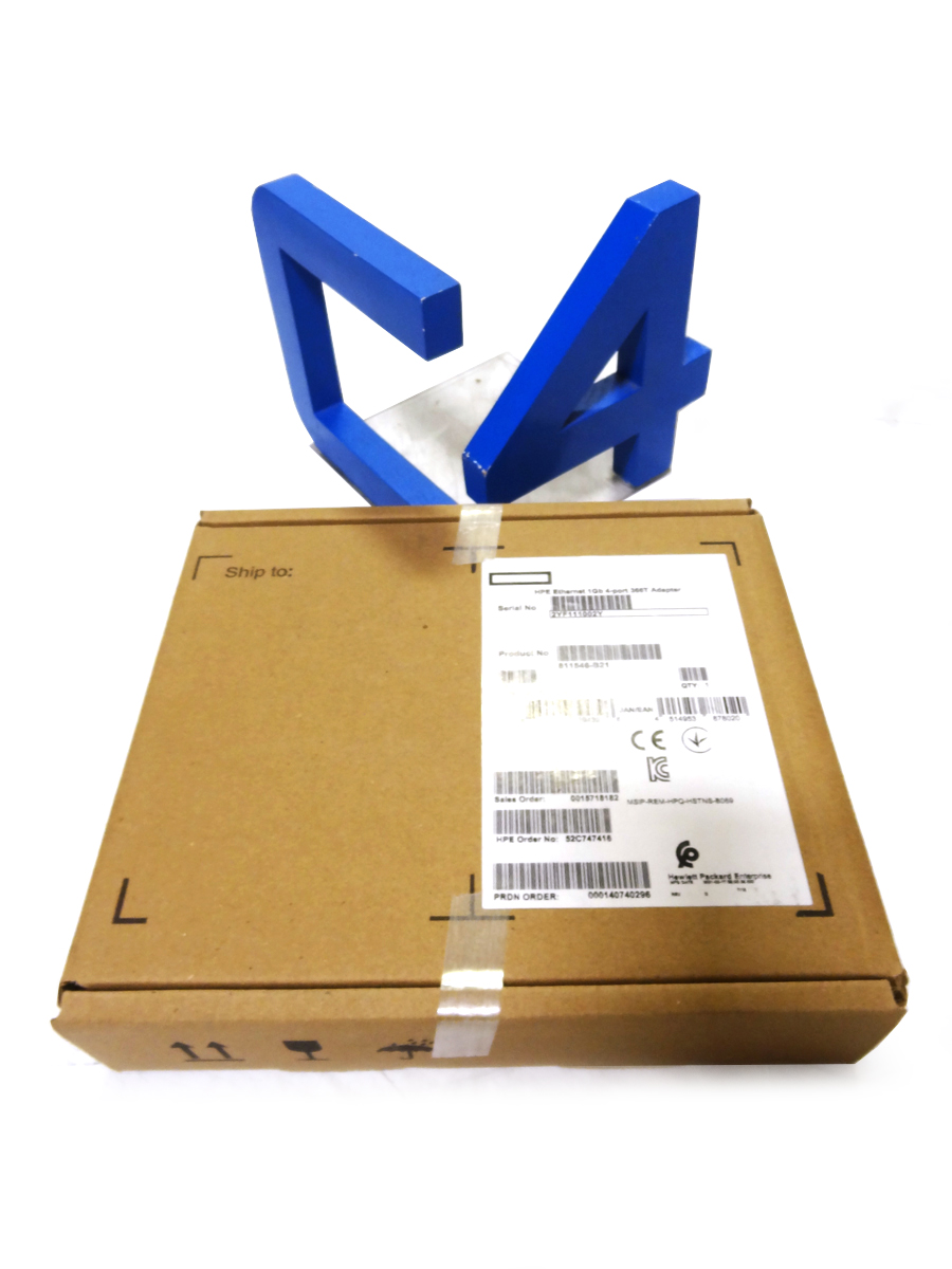 HP 811546-B21 HP ETHERNET 1GB 4-PORT 366T ADAPTER