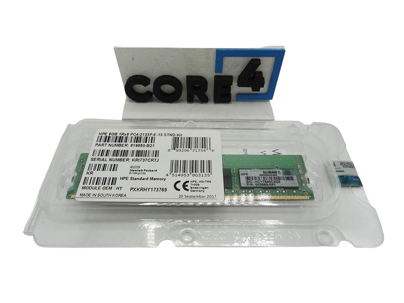 HP 819880-B21 HPE 8GB 1RX8 PC4-2133P-E-15 STND KT