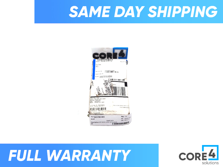 HP 823798-001 HPE RISER CARD HP DL20 G9