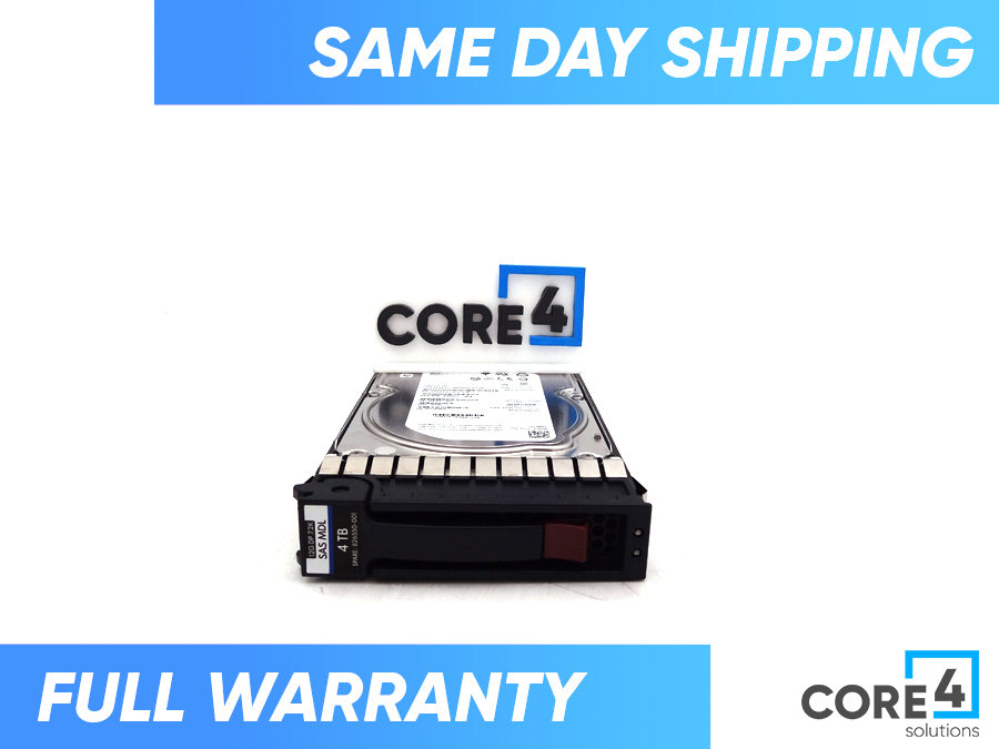HP 826550-001 4TB SAS 7.2K 12G LFF MDL DRIVE - 826074-B21, 846523-004