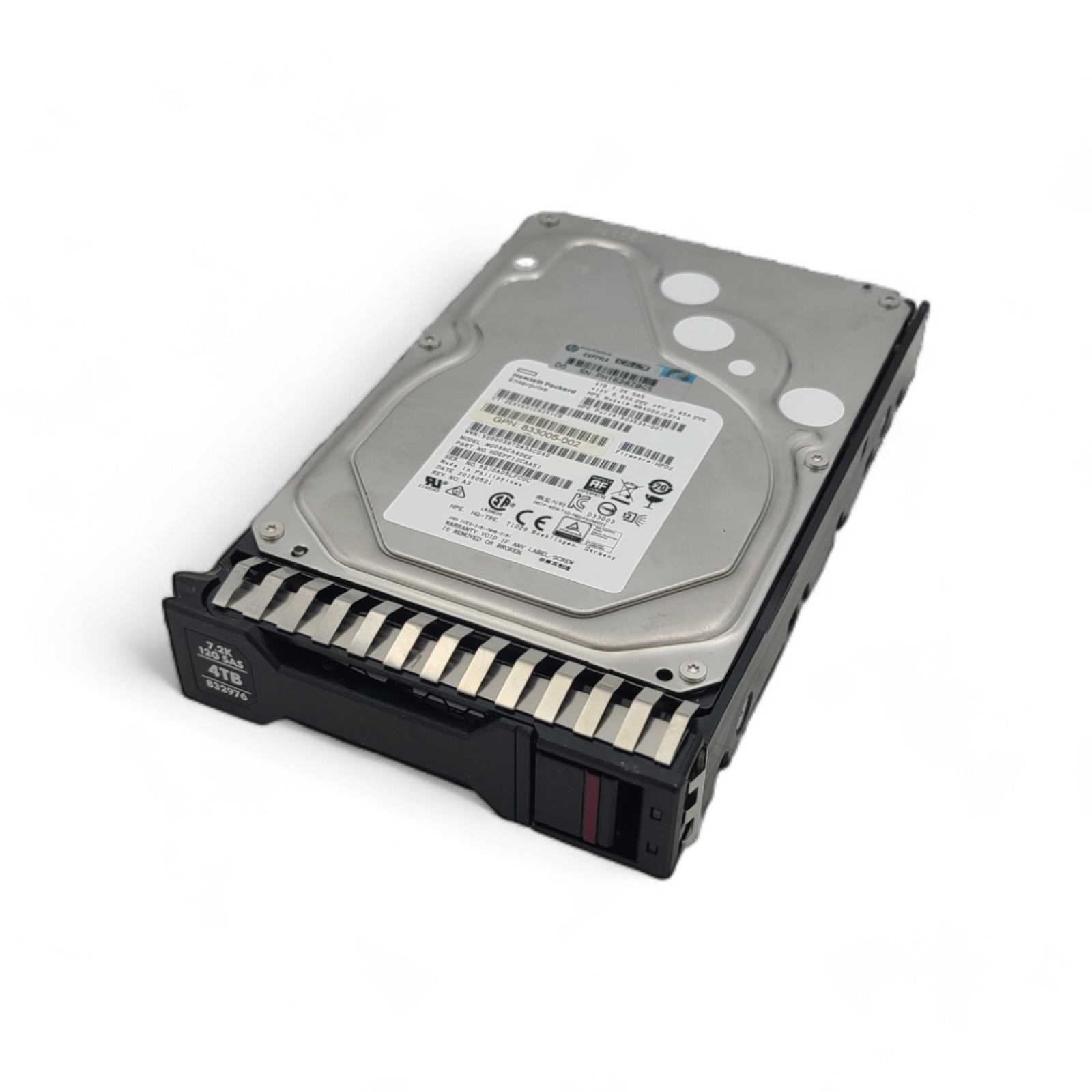 HP 832976-001 HPE HDD 4TB 12G 7.2K LFF SAS MDL