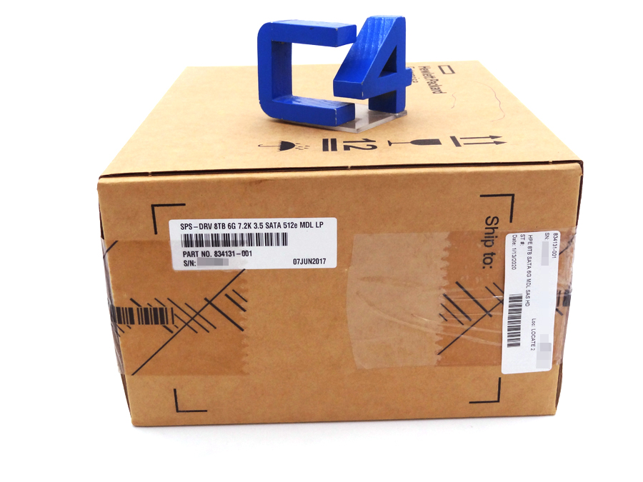 HP 834131-001 8TB SATA 6G MDL SAS HD *New Sealed* - 834028-B21