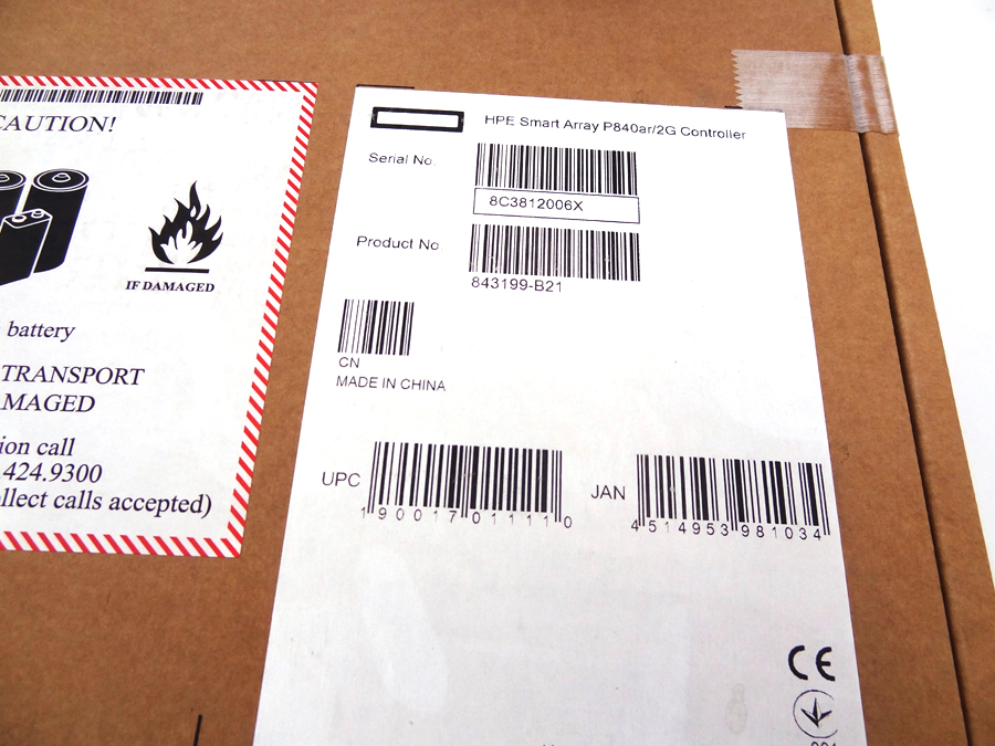 HP 843199-B21 P840AR/2GB FBWC 12GB CONTROLLER *New Sealed* - 848184-001