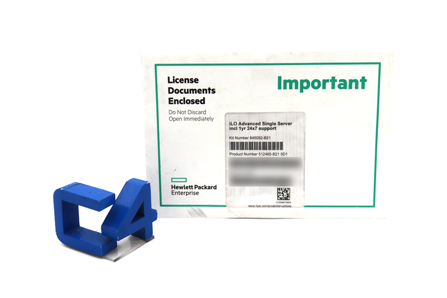 HP 845052-B21 ILO ADVANCE PACK SINGLE SVR *New Sealed* - 512485-B21, 512519-021