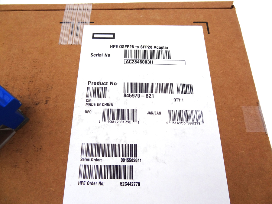HP 845970-B21 QSFP28 TO SFP28 ADAPTER *New Sealed* - 849444-001