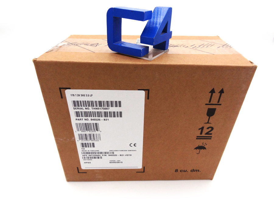 HP 846526-B21 1TB SAS 12G MIDLINE 7.2K LFF *New Sealed* - 846613-001