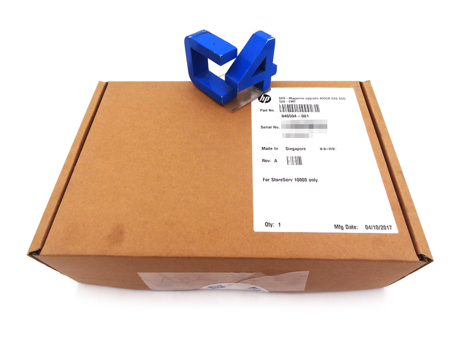 HP 846594-001 3PAR STORESERV 10000 400GB SSD - 847027-001
