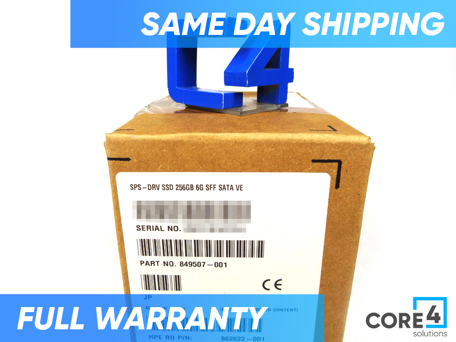HP 849507-001 SPS-DRV 256GB 6G SATA SFF SSD *New Sealed*