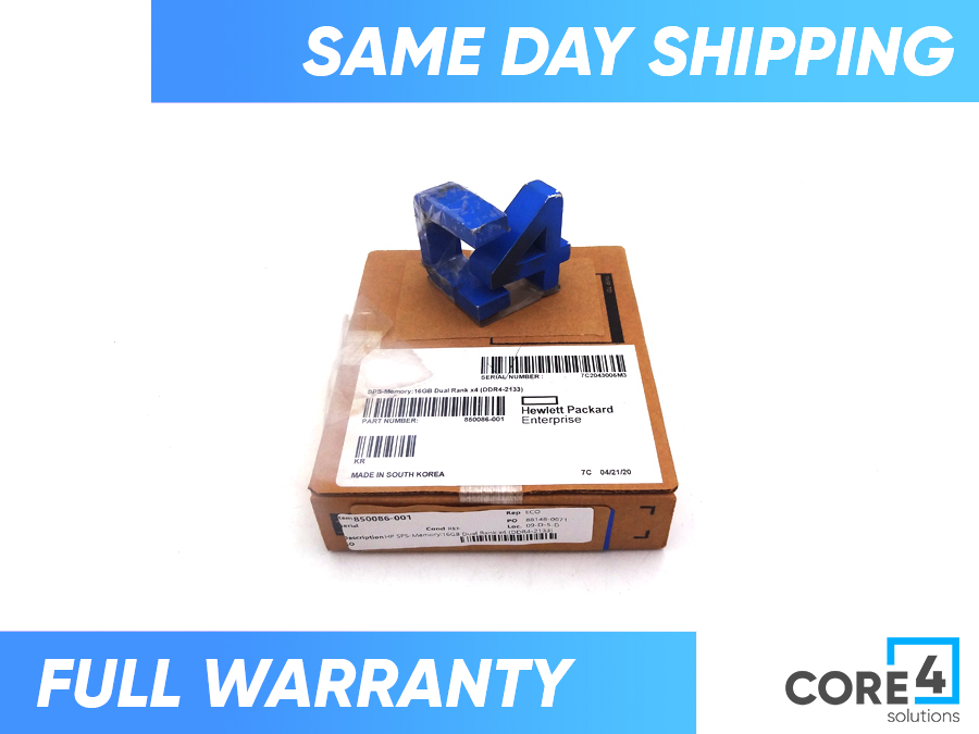 HP 850086-001 SPS-Memory:16GB Dual Rank x4 (DDR4-2133) 