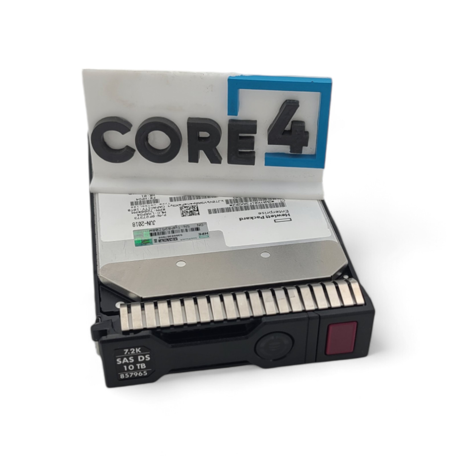 HP 857965-001 HPE 10TB 12G SAS 7.2K RPM HD
