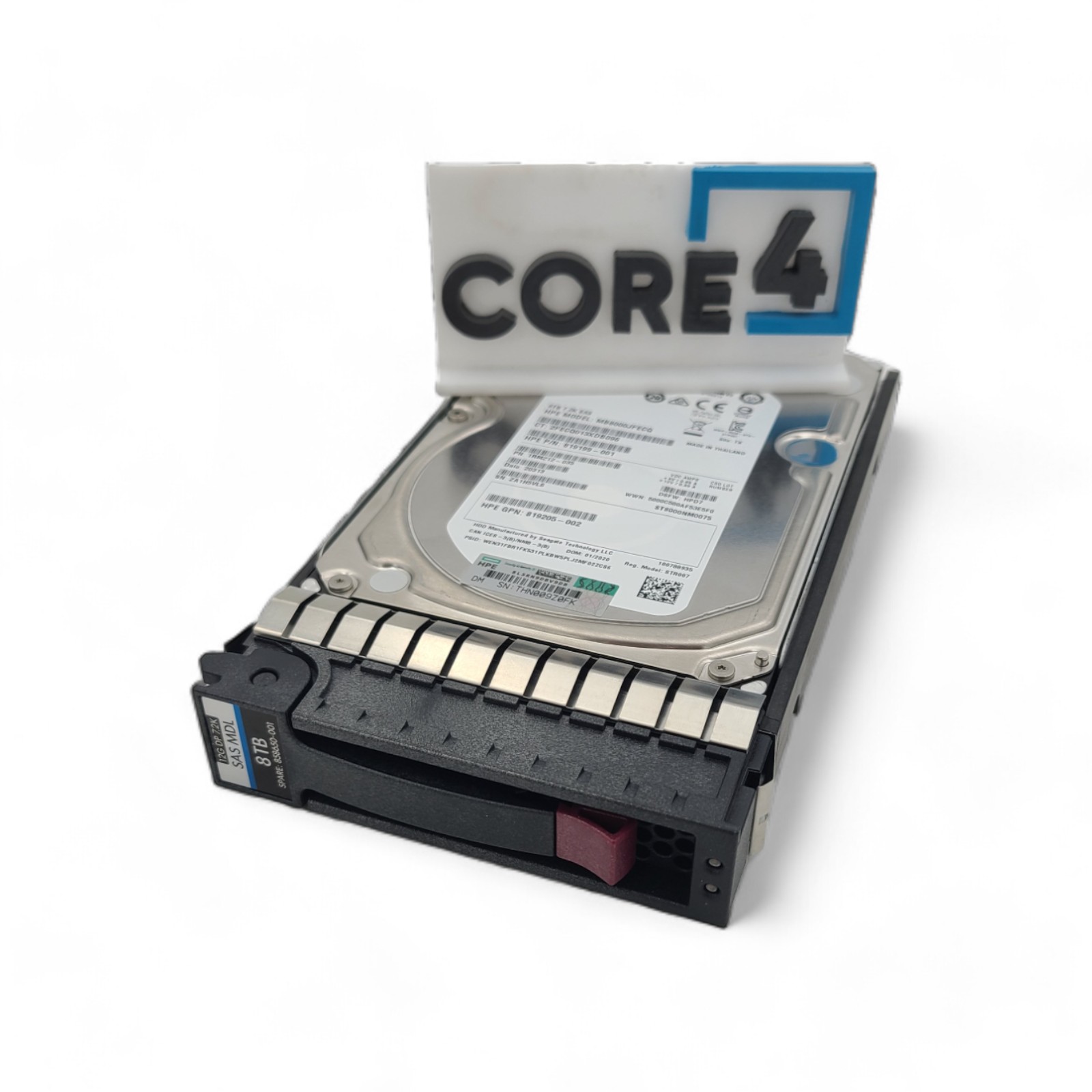 HP 858384-B21 HPE 8TB SAS 12G MIDLINE 7.2K LFF