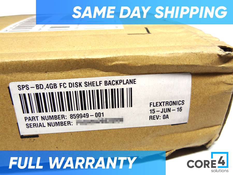 HP 859949-001 4GB FC DISK SHELF BACKPLANE - 461493-005