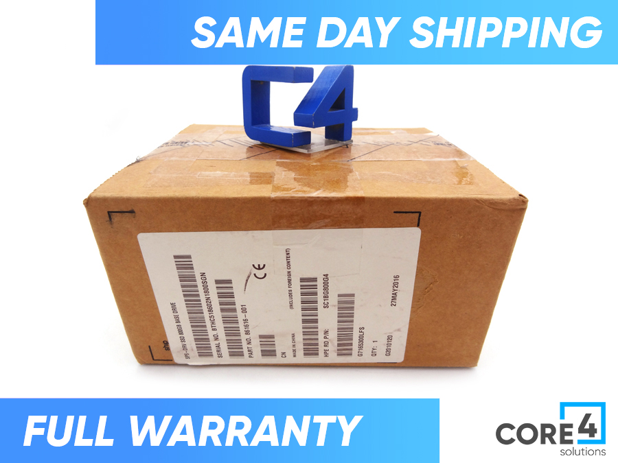 HP 861616-001 1.6TB 12G 2.5 SAS MLC *New Sealed*