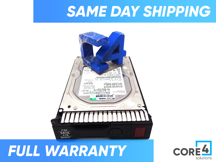HP 862127-001 4TB 7.2K SATA LFF MDL DRIVE 