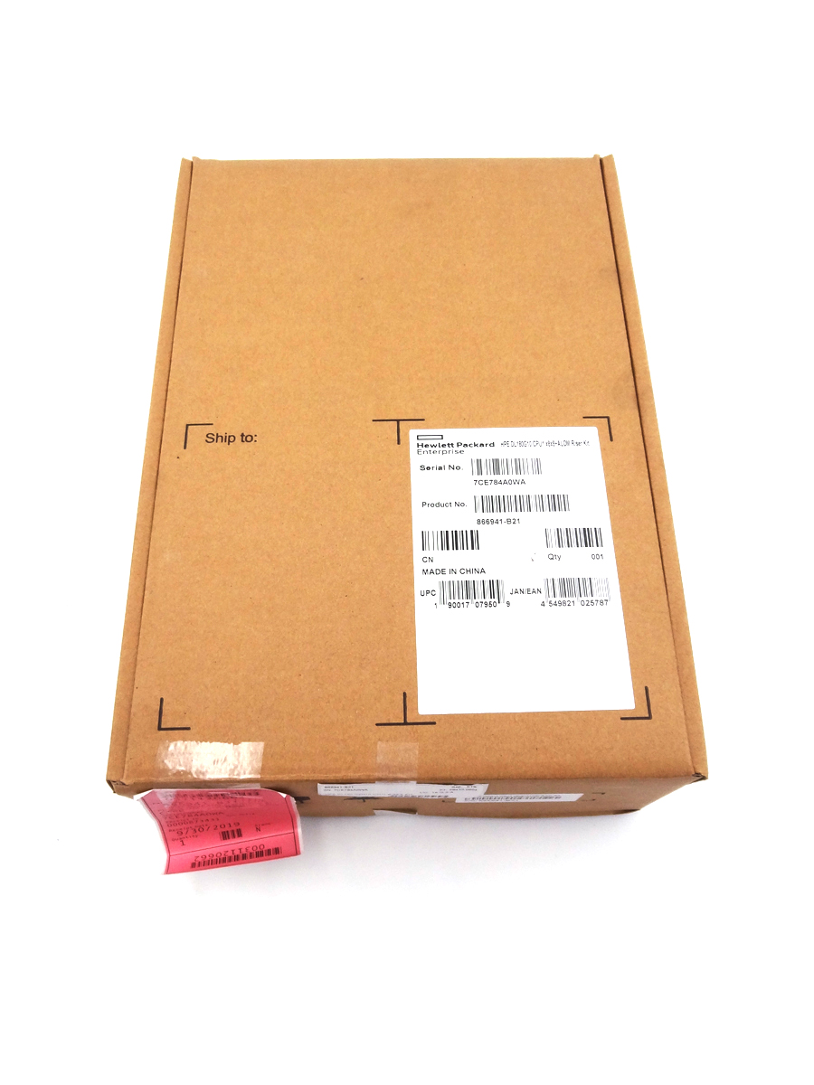 HP 866941-B21 DL180 GEN10 CPU1 RISER KIT *New Sealed* - 878516-001