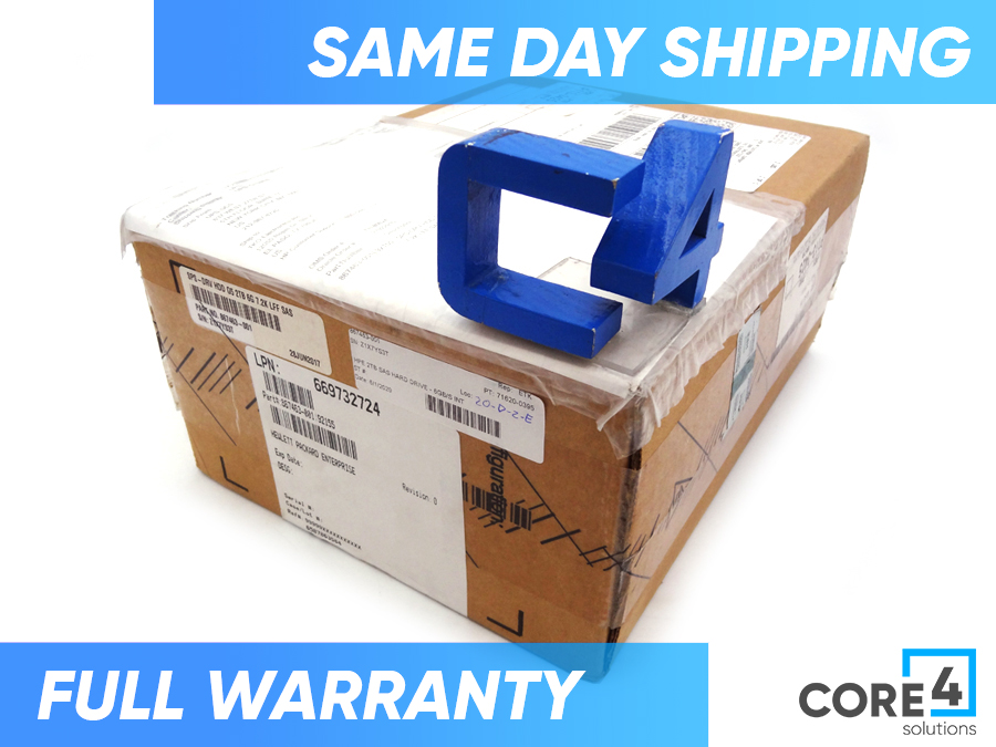 HP 867463-001 2TB SAS 6GB/S INT HARD DRIVE *New Sealed*