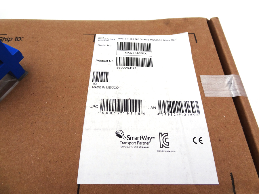 HP 869228-B21 SY 480 NV QUADRO M3000SE MEZZ *New Sealed* - 869002-001