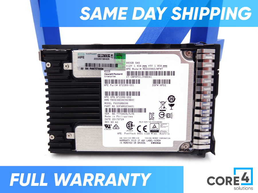 HP 872389-001 960GB 12G SAS 2.5 RI SSD