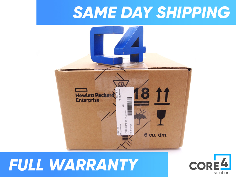 HP 872475-K21 300GB SAS 12G 10K SFF SC *New Sealed* - 872475-B21, 875266-B21, 869714-001, 872735-001, 875356-001
