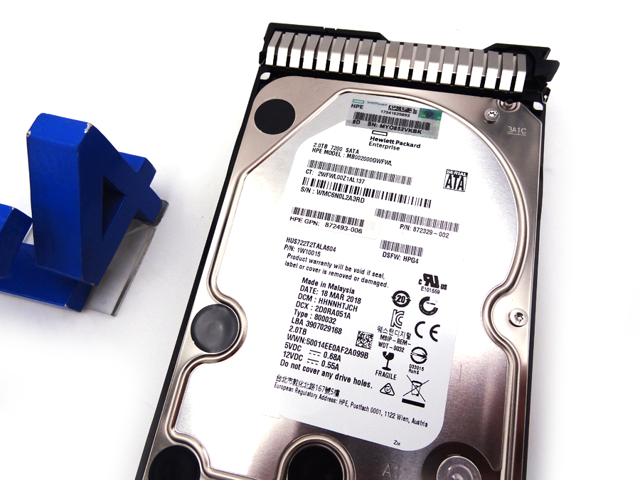 HP 872771-001 2TB SATA 6G MIDLINE 7.2K LFF - 872489-B21