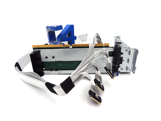 HP 873732-B21 DL38X GEN10 4-PORT 8 NVME RISER - 875087-001