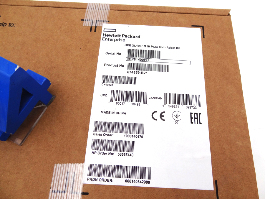 HP 874859-B21 XL190R GEN10 NVIDIA PCIE *New Sealed* - 879859-001 