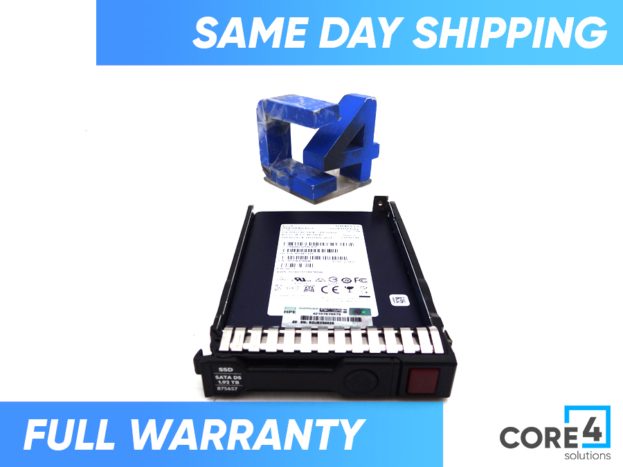 HP 875657-001 1.92TB SATA MLC 6G 2.5IN RI SSD - 875513-B21 