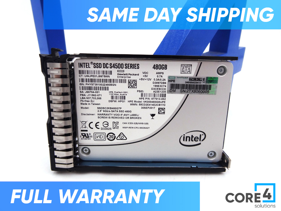 HP 878846-001 480GB SATA 6G RI SFF SSD - 877746-B21