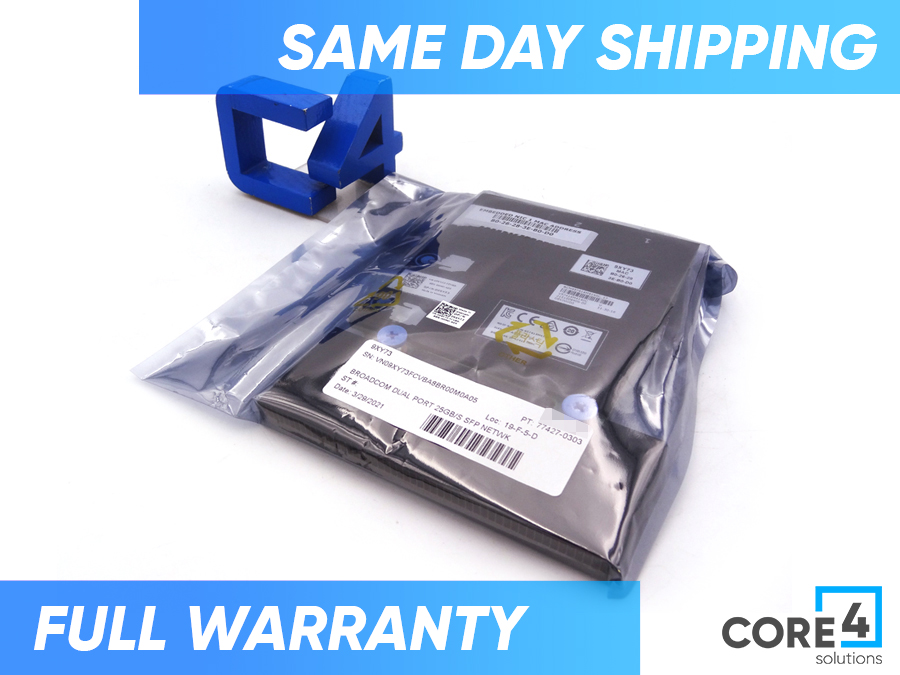 DELL 9XY73 BROADCOM DUAL PORT 25GB/S SFP NETWK