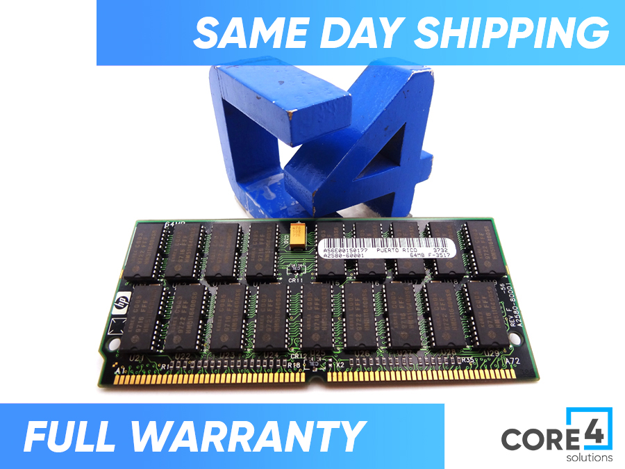 HP A2580-60001 64MB ECC SIMM MEMORY MODULE